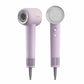 Dreame Hair Glory high-speed hair dryer in lilac purple, front and rear view with magnetic nozzle