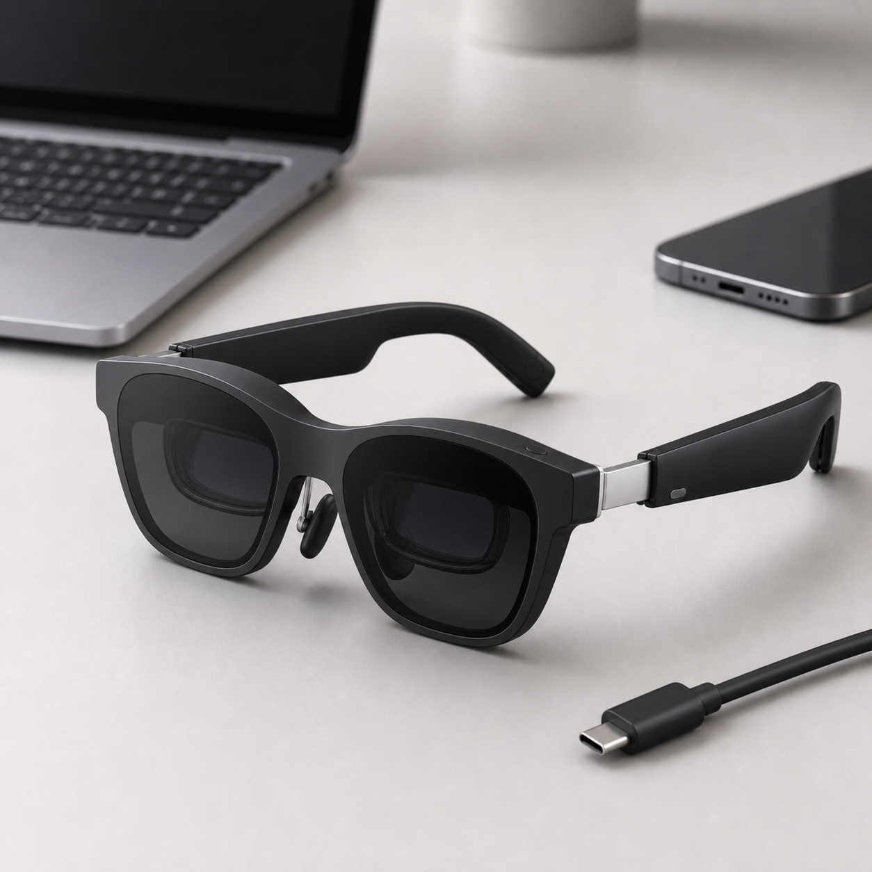XREAL Air 2 Pro USB-C DisplayPort cable connection