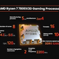 AMD Ryzen 7 7800X3D processor specifications graphic