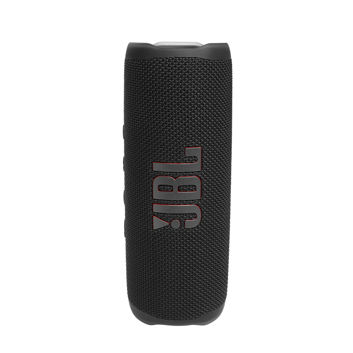 Official JBL Flip 6 Black portable Bluetooth speaker front view