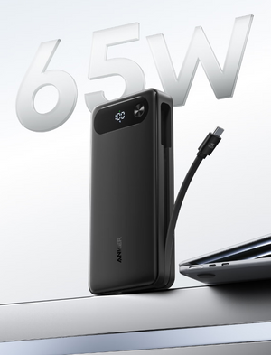Anker Power Bank (20K, 87W, Built-In USB-C Cable) – product image 2