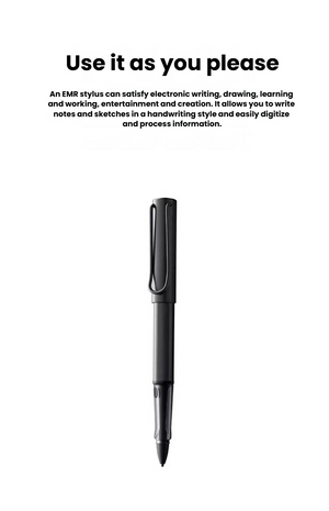 LAMY AL-star EMR stylus side profile with transparent grip section