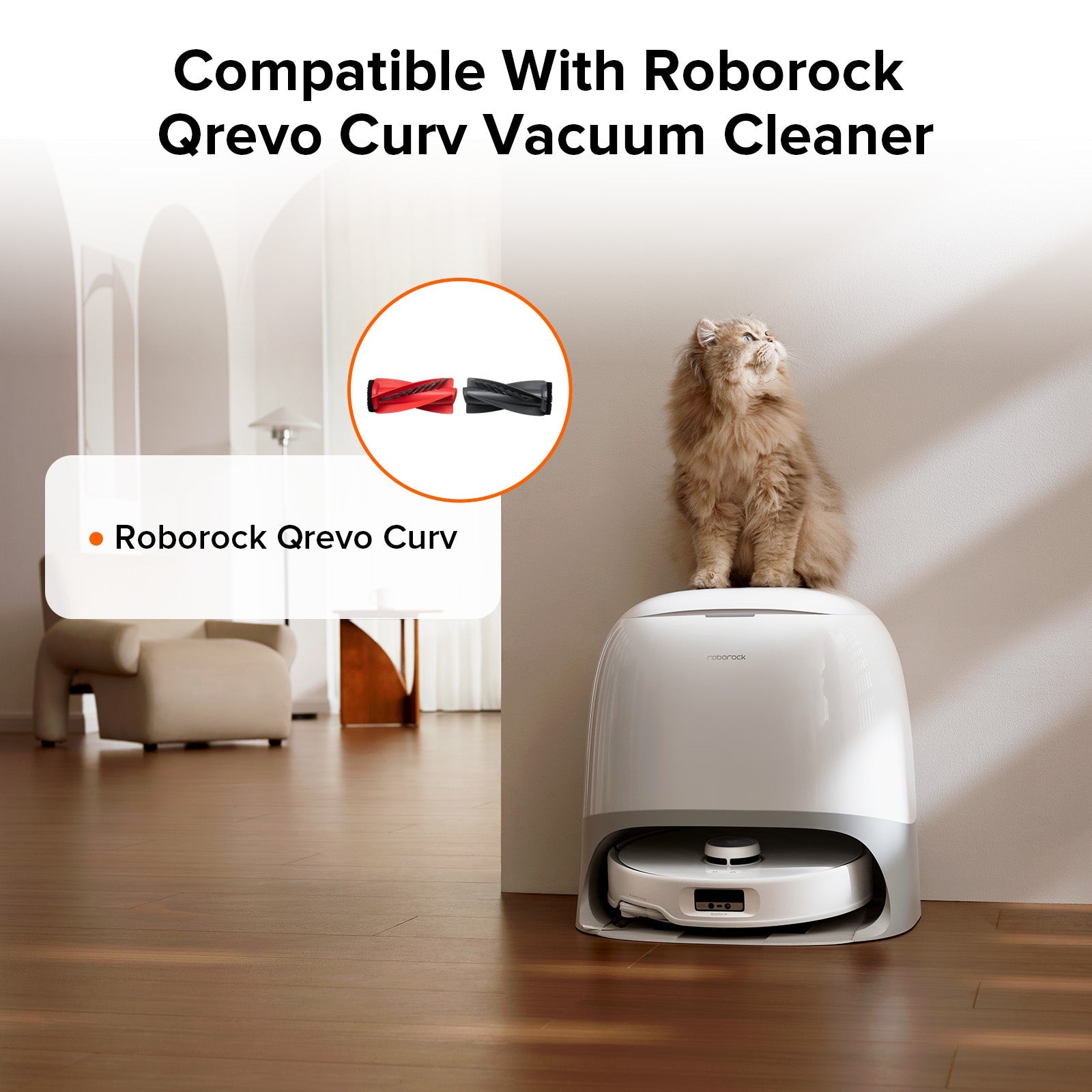 Roborock Saros 20 Sonic / Qrevo Curv 2 Flow / Qrevo Edge 2 & More Official Main Brushes official product image 2