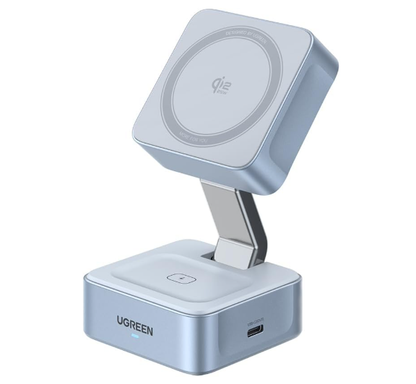 UGREEN 25W MagFlow for MagSafe Charger, Qi2.2 2-in-1 Wireless Charger