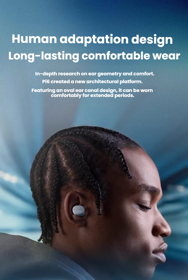 Bowers and Wilkins Pi6 custom dynamic driver and Transparency mode feature illustration