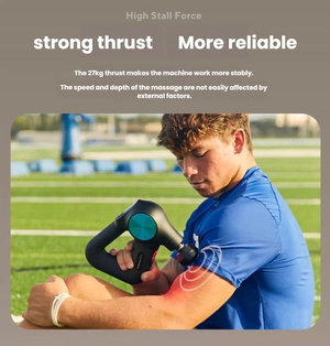 Therabody Theragun Pro Plus on-board LCD screen with guided routines