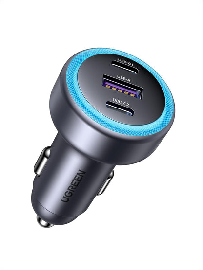 UGREEN 45843 30W 3-Port USB-C Car Charger