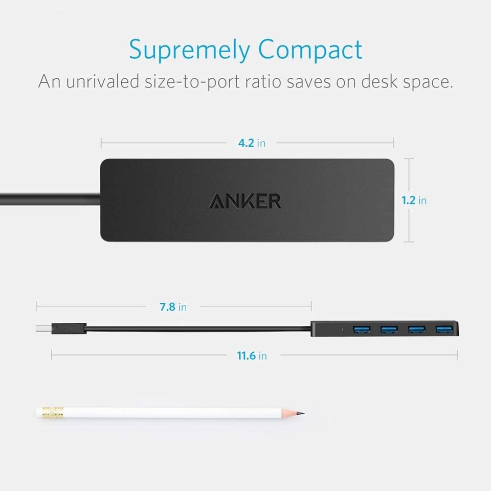 Anker A7516 Ultra Slim 4-Port USB 3.0 Hub product view 6