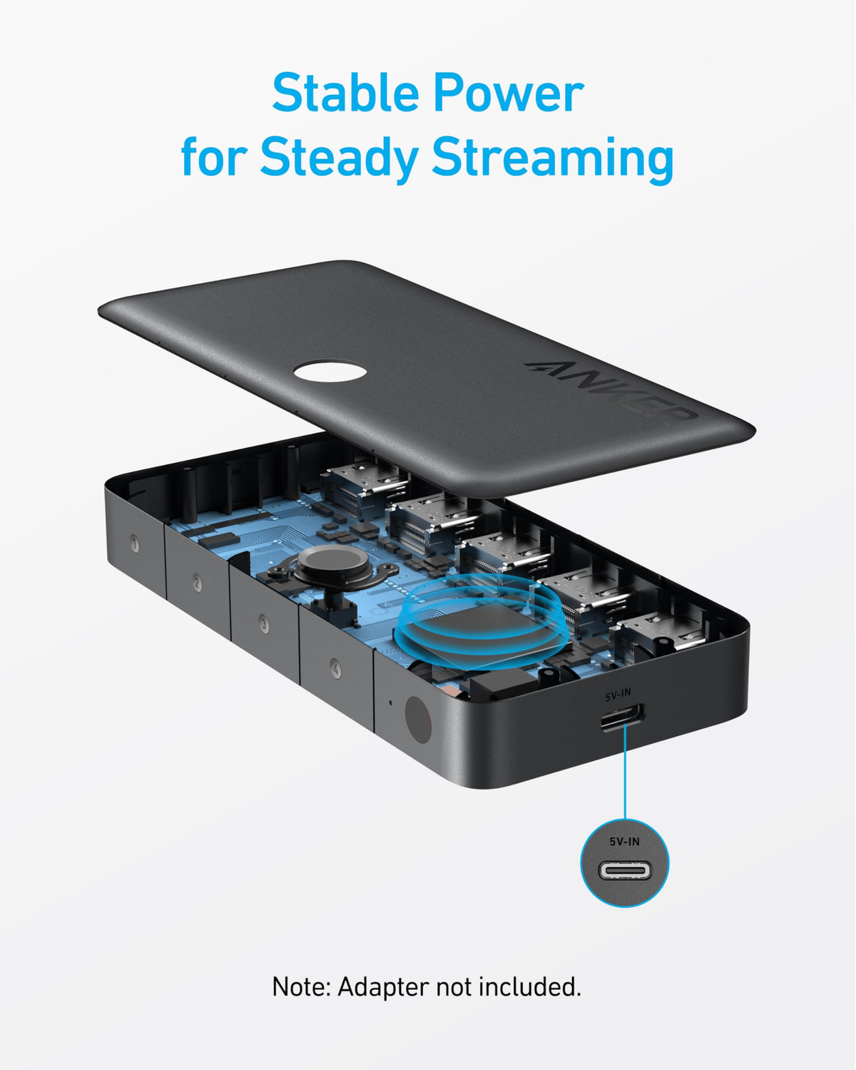Anker A83H2 remote and button input controls