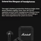 Marshall Minor IV IPX4 splash resistant rating for sweat and rain