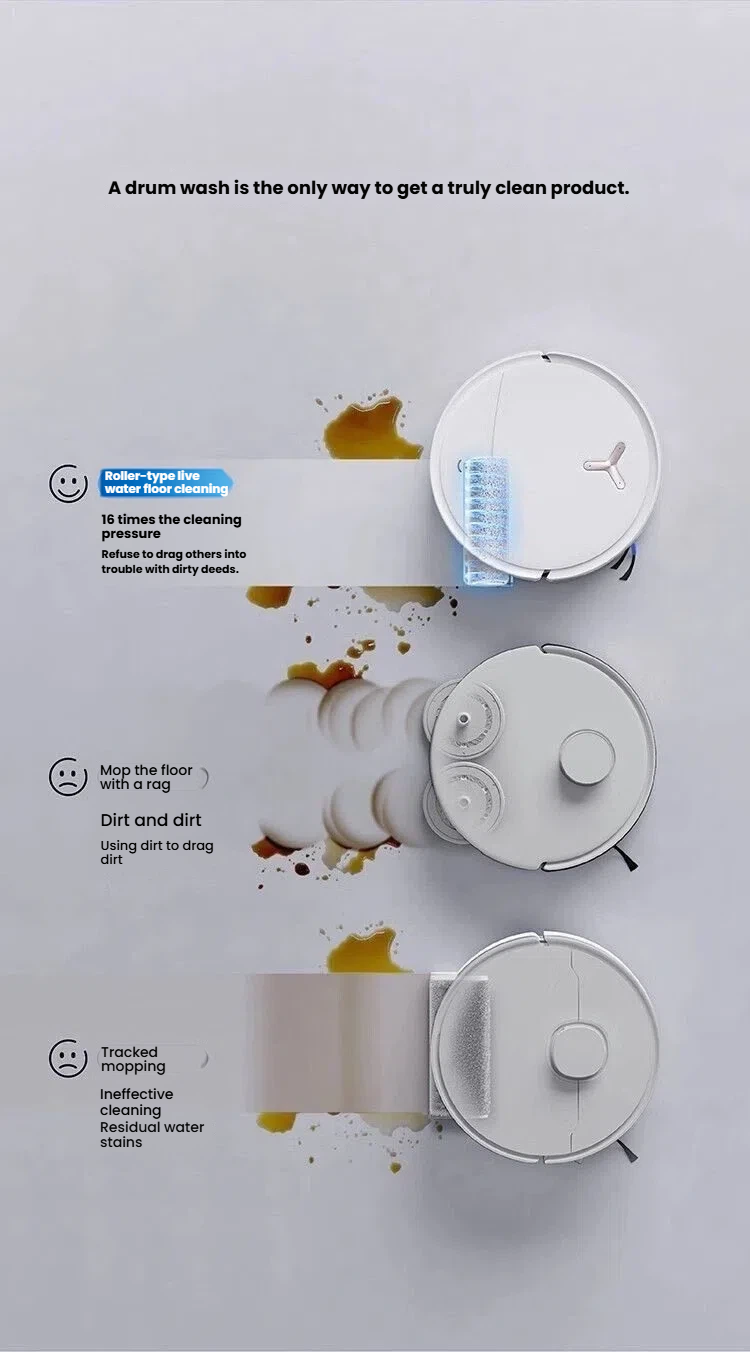 Ecovacs DEEBOT T80S OMNI 24,800Pa ultra-powerful suction feature callout