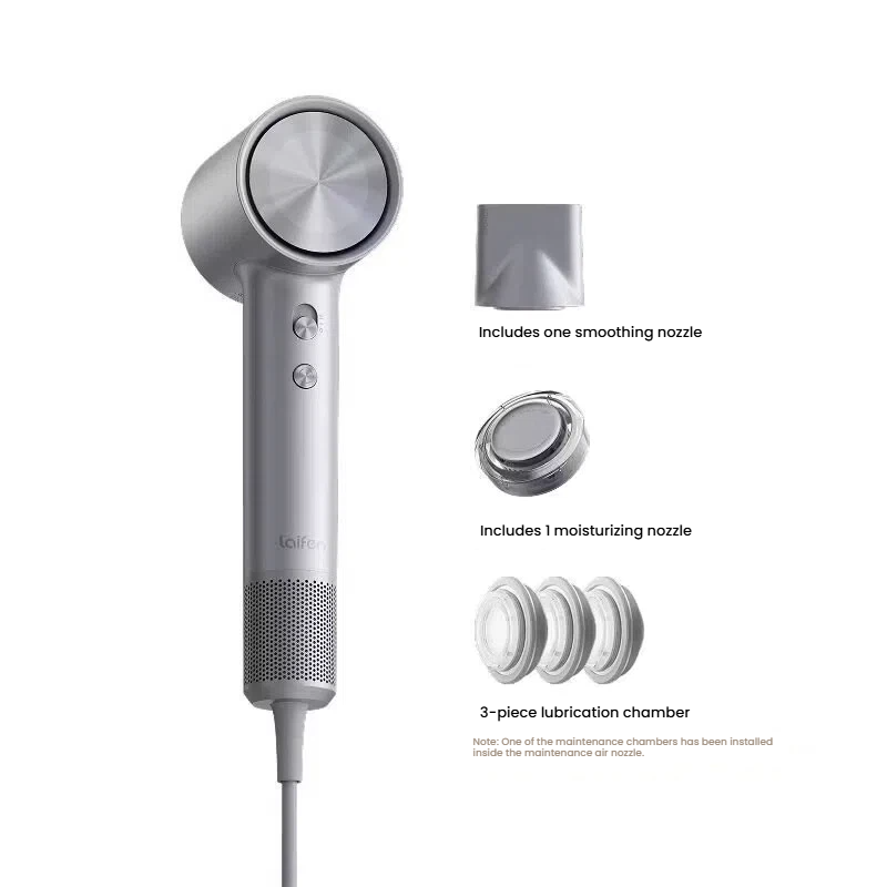 Laifen Swift 4 High-Speed Hair Dryer with Oil-Infused Airflow, 3 Nozzles & Nourishing Pods - product view 3