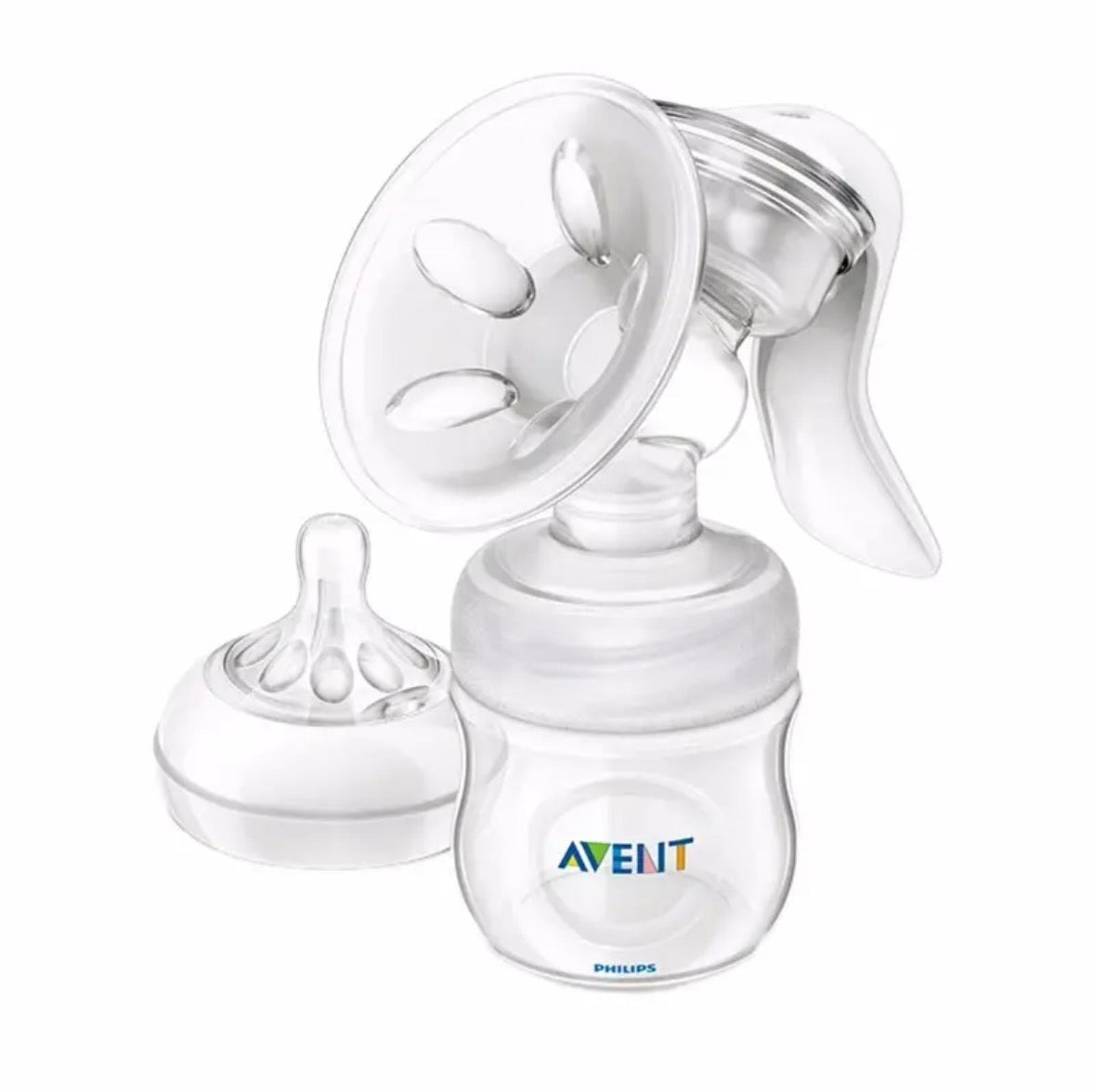 Philips Avent Manual Breast Pump — front product photo