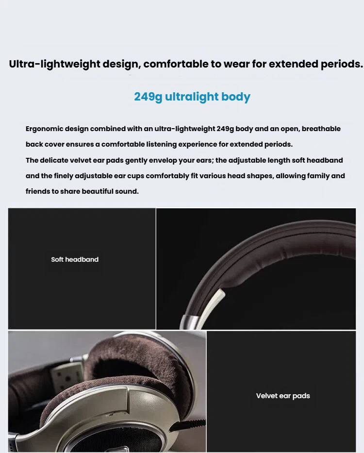 Sennheiser HD 599 detachable dual-connector cable system close-up