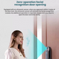Philips DDL709 smart lock — 4-inch IPS indoor display showing video doorbell