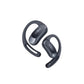 Black Shokz OpenFit Air open-ear headphones featuring a modern matte finish and lightweight build for all-day comfort and style.