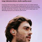 Man wearing Bowers & Wilkins Pi5 S2 earbuds highlighting their large-diameter 9.2mm drivers and TWS technology for synchronized, studio-quality audio.