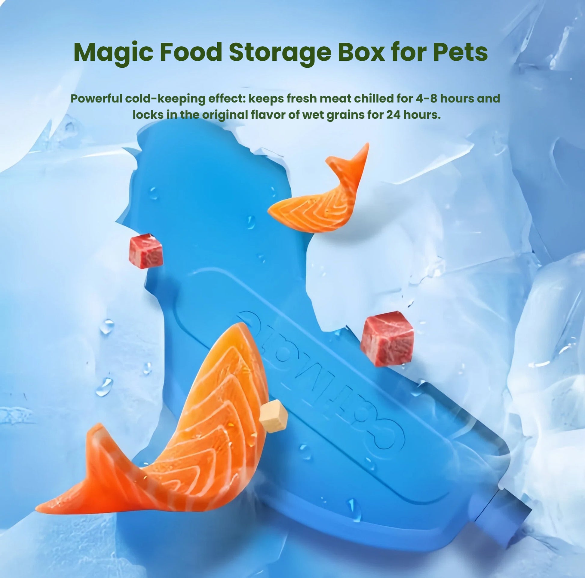 Close-up view of the Cat Mate automatic pet feeder’s internal structure, showing dual compartments and mechanical timer system for scheduled feeding.
