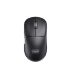 Top-down view of the Cherry Xtrfy M68 Pro WL wireless gaming mouse in black. The ergonomic shape and matte finish provide comfort and grip during extended gaming sessions, while the dual-side buttons offer customizable controls.