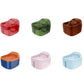 Six color options of Dogness Smart Fountain including red, green, brown, orange, pink, and blue – stylish and functional pet water dispensers for any home decor