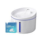 Dogness Smart Fountain Plus pet water dispenser with included 3-pack of carbon filters; complete kit for continuous water purification and fresh drinking water