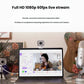 Lifestyle scene of a creator streaming at 1080p 60 fps using the white StreamCam mounted on a laptop, delivering smooth, accurate video for live audiences.