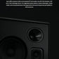 Close-up of the Marshall Woburn III’s 3-way driver layout: 6-inch woofer, dual 3/4-inch tweeters, and dual 2-inch midrange drivers for immersive, room-filling audio.