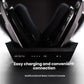 Dual floating shot of the white and black PRO X 2 headsets against a dark backdrop, highlighting the two color options for gamers.