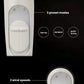 Philips Prestige hair dryer control panel featuring 3 preset modes: soft dry, standard, and quick-drying, plus 2 adjustable wind speeds for customizable styling.