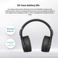 Sennheiser HD 450BT wireless headphones with 30-hour battery life and approximately 2-hour full charge via USB-C
