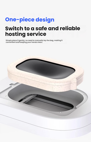PETKIT refill ring installed in PUROBOT Ultra waste-packing system