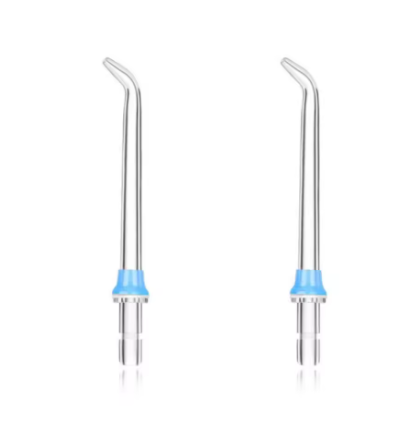 Two Oclean standard Water Flosser nozzles with blue rings