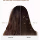 A before-and-after comparison of hair and hair cuticles, illustrating the gentle and quick-drying benefits of the Dreame Pocket's 57°C mode and high-concentration negative ions.