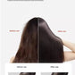 A before-and-after comparison of hair and hair cuticles, illustrating how the Dreame Pocket Uni's 300 million negative ions smooth frizz to make hair shinier and healthier.
