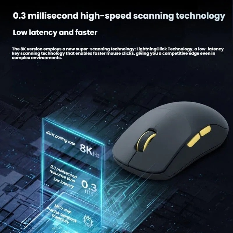 CHERRY XTRFY M68 Pro 8K Wireless shown in claw grip for FPS esports