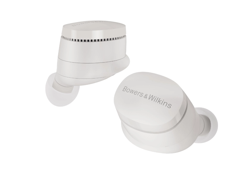 Bowers and Wilkins Pi6 earbuds shown in green colour variant