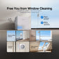 ECOVACS WINBOT W2S PRO OMNI Window Cleaning Robot – White – Framed and frameless window cleaning scenarios