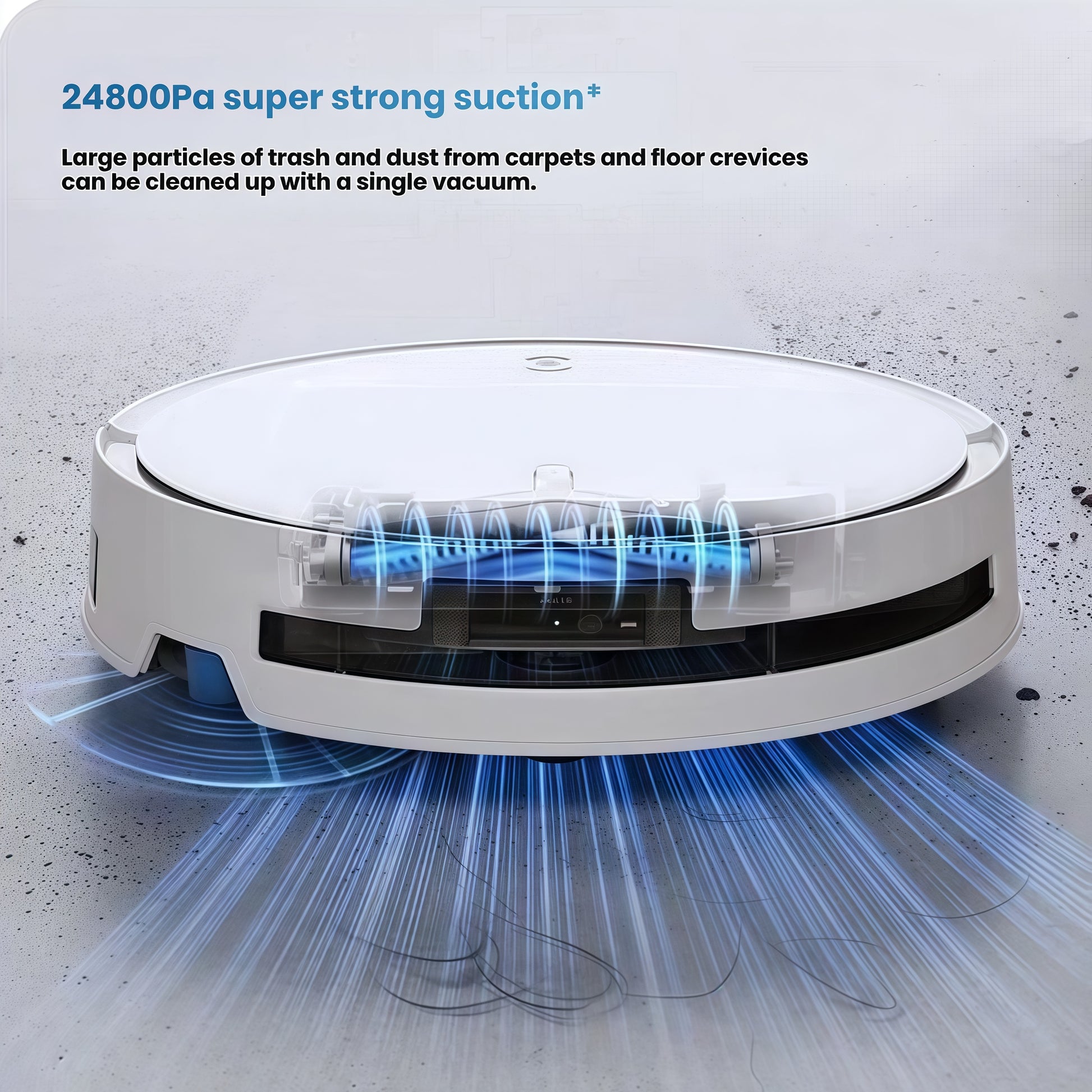 Ecovacs DEEBOT T80S OMNI OZMO ROLLER 2.0 self-washing mopping technology