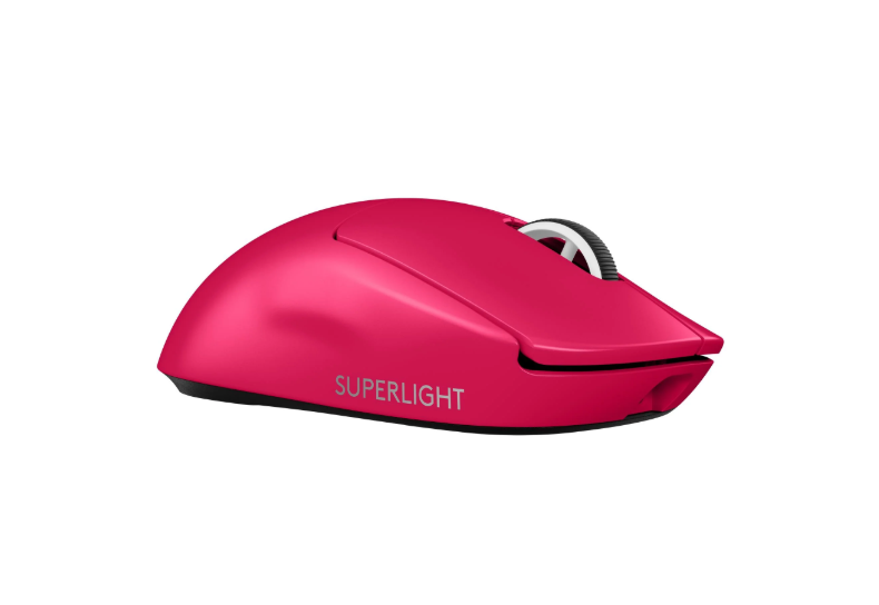 Logitech G PRO X SUPERLIGHT 2 wireless gaming mouse in pink