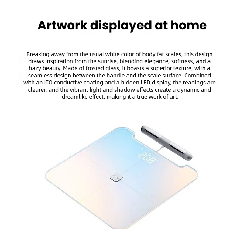 HUAWEI Scale 3 Pro white smart scale displayed at home
