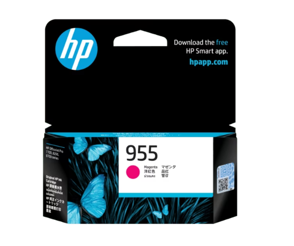 HP 955 Genuine Magenta Standard Inkjet Cartridge L0S54AA