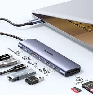 UGREEN USB C Hub, 4K HDMI, 100W PD, Type A& C Data Ports, SD/TF Card Reader – product image 2