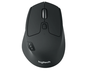 Logitech M720 Triathlon multi-device wireless mouse top view
