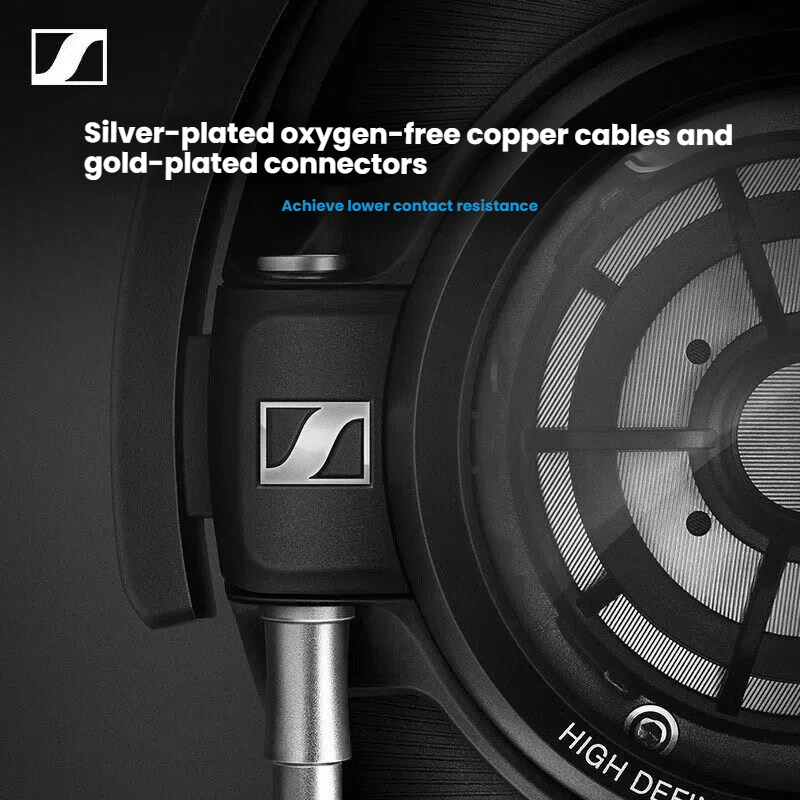 Sennheiser HD 820 microfibre ear cushions for premium long-session comfort