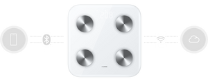 Huawei Scale 3 Wi-Fi and Bluetooth connection product graphic