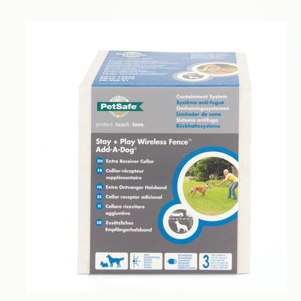 PetSafe Stay + Play Wireless Fence Add-A-Dog Receiver Collar lifestyle image