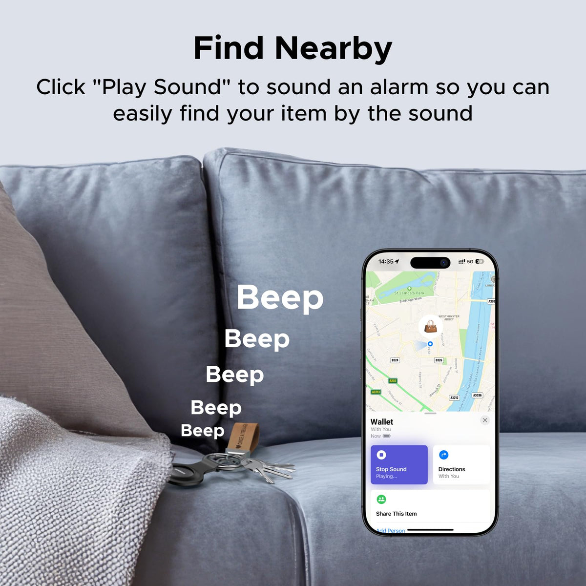 UGREEN FineTrack Mini 60387A Smart Finder product view 6