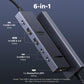 UGREEN 75244 DisplayPort and USB data port layout